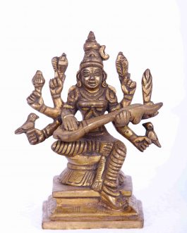 Brass Saraswathi