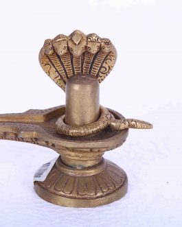 Brass Naga Lingam