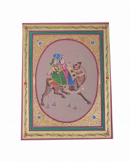 Silk Painting Motal Painting