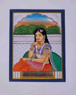 Silk Painting Mohal Painting