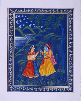 Silk Painting Radhakrishnan