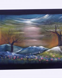 Velvet Painting Scenery