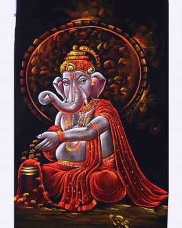 Velvet Painting Ganesh