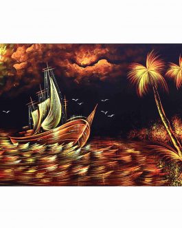 Velvet Painting Scenery