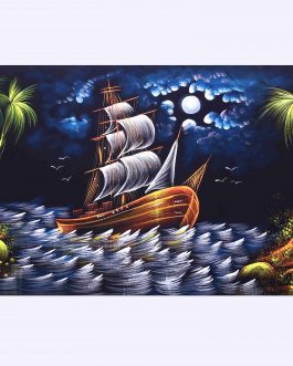 Velvet Painting Scenery