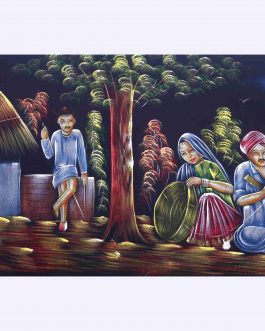 Velvet Painting Village