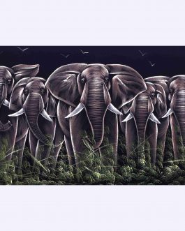 Velvet Painting Elephant