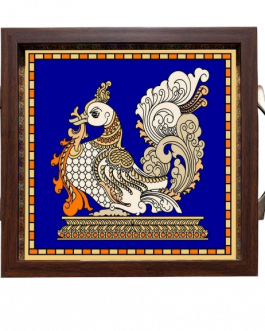 Glass Painting Annam Traditional Tray