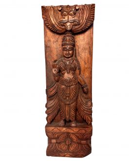 Country Wood Lakshmi Panel