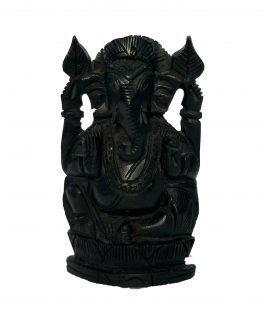 Country Wood Karungali Ganesh