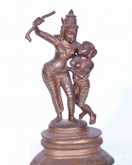 Bronze 9 inch Radha Krishnan