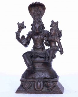 Bronze 7.5 inch Sitting Varaga Lakshmi