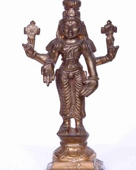 Bronze 6.5 inch Vishnu