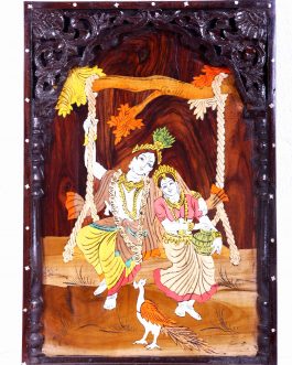 Rose Wood Jula Radhakrishna Panel