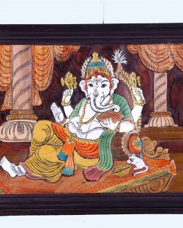 Rose Wood Ganesh Panel