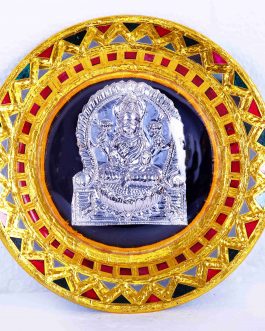 Cut Glass God Figure Plate