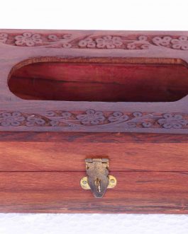 Rose Wood Tissue Box