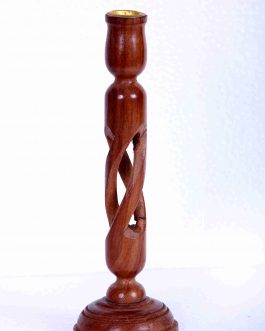 Rose Wood Candle Stand