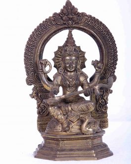 Brass Saraswathi
