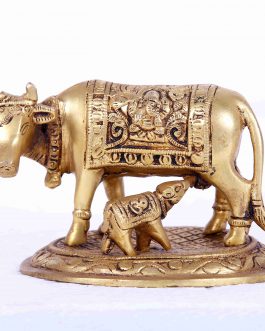 Brass Cow & Calf
