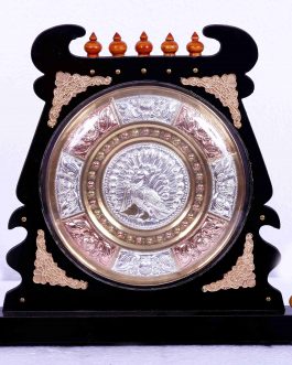 Art Plate With Temple Stand