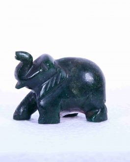 Green Stone Elephant