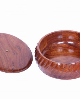 Saharanpur wood Chappathi Bowl
