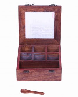 Wood Spices Box