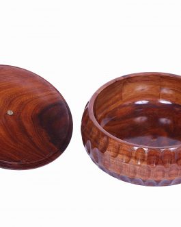 Saharanpur Wood Chapathi Bowl