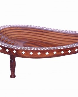 Saharanpur Wood Fruit Bowl Spring Type