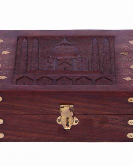Saharanpur Wood Box Brass Work