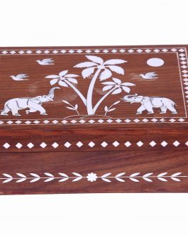 Saharanpur Wood Inlay Jewellery Box