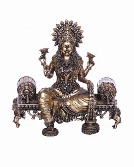 Brass Sitting Lakshmi