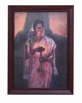 Ravivarma Painting(Lamp Lady)