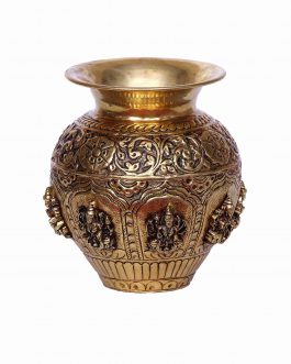 Brass Astalakshmi Kalasam