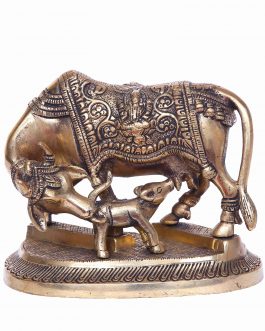 Brass Cow and Calf