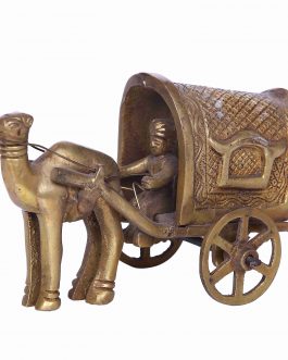 Brass Camel Cart