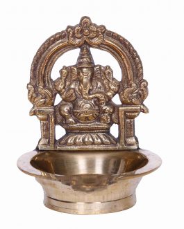 Brass Ganesh Lamp