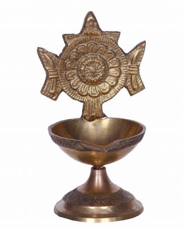Brass Sangu Chakra Lamp