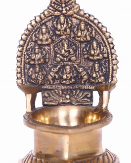 Brass Astalakshmi Lamp