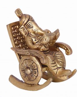 Brass Chair Ganesh