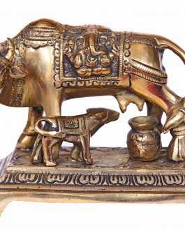 Brass Cow & Calf