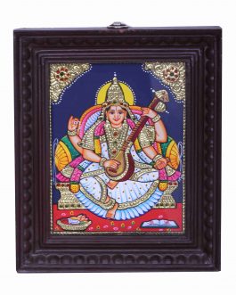 Tanjore painting Saraswathi