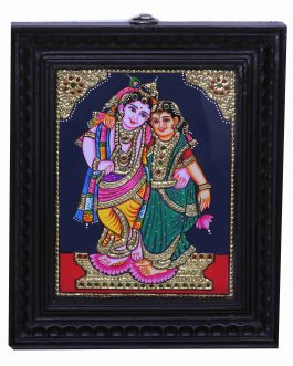 Tanjore paintings Radha Krishnan