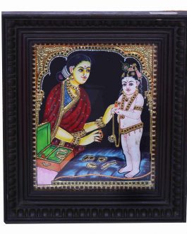 Tanjore paintings Yashodha Krishna