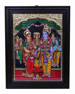 Tanjore paintings Srinivasa Kalyanam