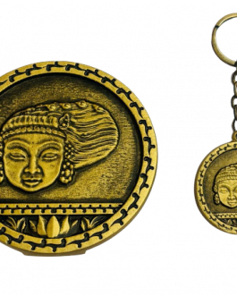 Keeladi Tamil Magal Fridge Magnet & Keychain Combo