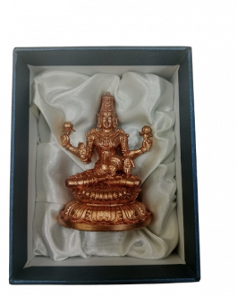 Bronze Dhanalakshmi 3 inch with Velvet Box