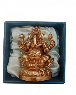 Bronze Ganesh 2 inch with Velvet box