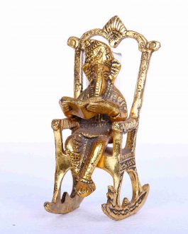 Brass Chair Ganesh